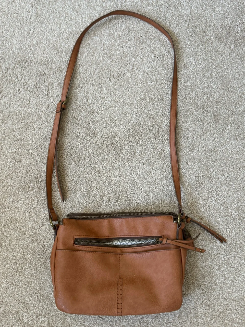 Crossbody Bag in Tan